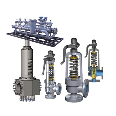 고온 증기용 통합된 매크시플로우 스프링 로딩 안전 밸브 API 526 표준
