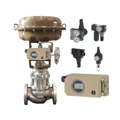 오일 가스 밸브 포지셔너 삼슨 제어 밸브 3730 타입 3730-3 3730-5 전압 4-20MA 밸브 포지셔너