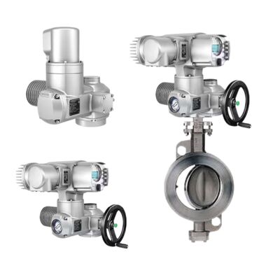 새로운 SA 액추에이터 토크 범위 10Nm ~ 32,000Nm 전기 밸브 액추에이터 AUMA SA16.2-F16 멀티 턴 액추에이터 및 키스톤 버터플라이 밸브