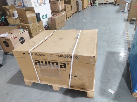 새로운 SA 액추에이터 토크 범위 10Nm ~ 32,000Nm 전기 밸브 액추에이터 AUMA SA16.2-F16 멀티 턴 액추에이터 및 키스톤 버터플라이 밸브