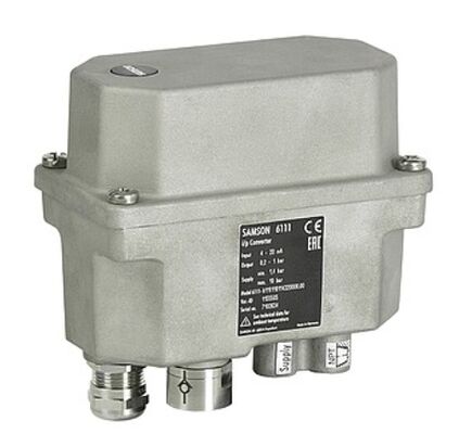 SAMSON IP 변환기 6111 6116 6126 가공소 금속공업 종이 제조 물 처리 산업