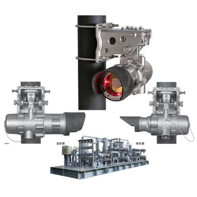 DET-TRONICS FlexSight LS2000 개방형 가스 감지기 (200m 감지 범위, 이중 파장 IR 기술, 스테인리스 스틸 하우징)