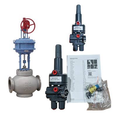 피셔377 릴레이와 DVC6200 스마트 위치기 고안성 밸브 제어