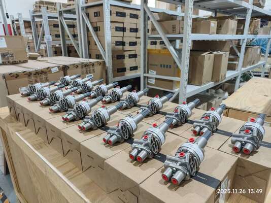 산업용 Fisher 377 공압 신호 부스터 및 DVC6200 디지털 밸브 포지셔너