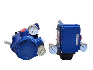 China NEWAY CTD Series Three Way Control Valve AZBIL AVP200 Positioner Oil Gas Industry