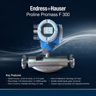 Endress Hauser E+H Proline Promass F 300 산업용 유량 측정 코리올리스 유량계 가격