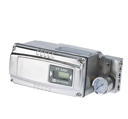 YTC 3350 포지셔너가 장착된 NEWAY CBC 시리즈 벨로우즈 씰 슬리브 제어 밸브 (화학 용도)