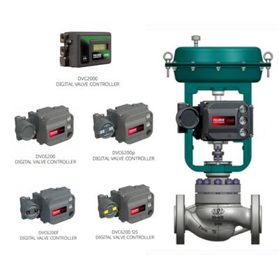 중국어 CHUAN YI HKG10 다층 수갑 고압 차차 제어 밸브 피셔 DVC6200 위치기