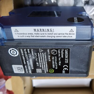 samson 제어 글로브 밸브 3241 with 3277 공압 액추에이터 및 Masoneilan SVI2 21113111 밸브 포지셔너 4708 regula