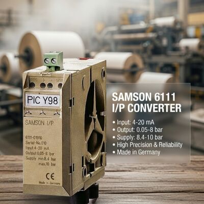 SAMSON 6111 I/P 변환기 전기 공압 변환기 전류 압력 신호 변환기