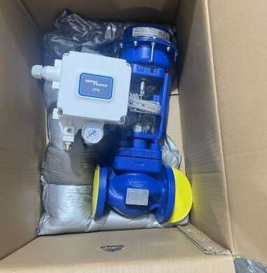 New Pneumatic Spiraxsarco Control Valve and Samson 3730-3 Controller and Electro-Pneumatic Positioner EP6SLS1-A and Spiraxsarco SP7