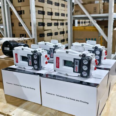 재고 보유 중인 Flowserve Positoner Logix 3800 PMV D3 PMV P5/EP5 F5 520MD 3200MD 420 및 YT-325 부스터가 장착된 중국 제어 볼 밸브