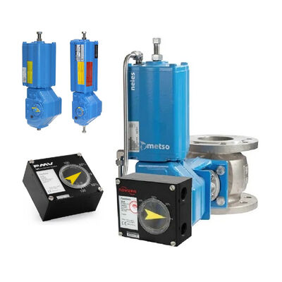 중국 밸브 플로우서브 PMV P5 EP5 밸브 포지셔너 F5 스위치 박스 및 Neles B1 Pneumatic 실린더 액추에이터 주식 공급 업체