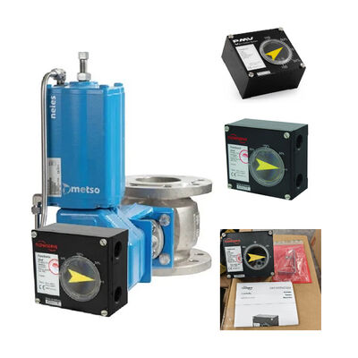 중국 제어 밸브 흐름서비스 PMV P4/P5 PMV EP5 공기 위치기 및 F5-NAM 스위치 박스 및 Neles/VALMET/MESTO B1 액추에이터