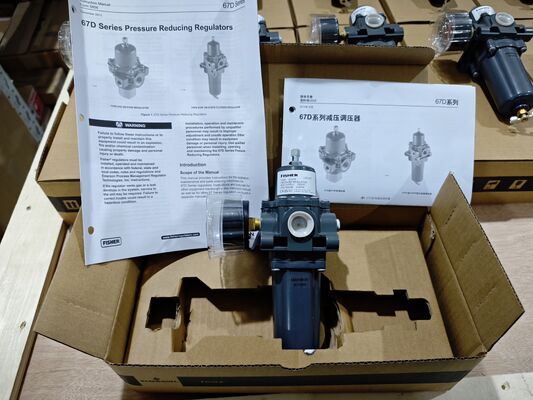 새로운 오리지널 피셔 67D 시리즈 압력 감소 조절기 공급자