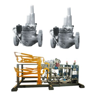 새로운 고 용량 에머슨 피셔 EZR 시리즈 압력 감소 조절기 산업용