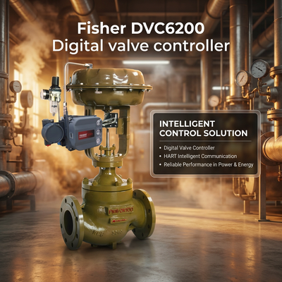 F-isher DVC6200 디지털 밸브 포지셔너 FIELDVUE HART ASCO 2방향 솔레노이드 밸브를 갖춘 스마트 밸브 포지셔너 제어