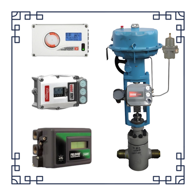 공압 제어 볼 밸브 컨트롤러 DVC6200 DVC2000 및 ASCO 솔레노이드 밸브 및 FLOWSERVE 3200MD 520MD 3800MD 밸브 포지셔너