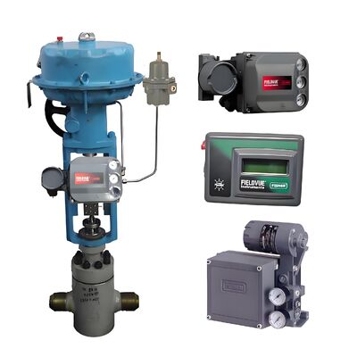 공압 제어 볼 밸브 컨트롤러 DVC6200 DVC2000 및 ASCO 솔레노이드 밸브 및 FLOWSERVE 3200MD 520MD 3800MD 밸브 포지셔너
