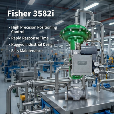 F-isher 3582i 기계식 전기 공압 밸브 포지셔너 OEM 단동 제어 밸브