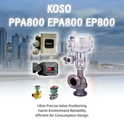 핫 셀 오리지널 OEM KOSO 고 정밀 전기 기압 스마트 밸브 포지셔너 PPA800 EPA800 EP800