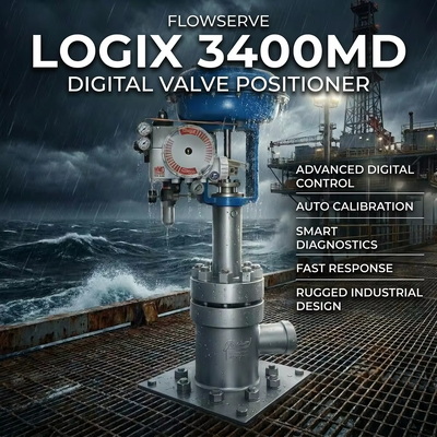 맞춤형 Pneumatic Diaphragm Valve HART 통신 IP66 보호 및 4-20 mA DC 입력 스마트 제어 밸브 위치
