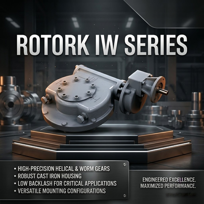 1/4 회전 기어박스 Rotork IW5 IR1 시리즈 웜 기어박스 전기 볼 밸브 버터플라이 밸브 플러그 밸브