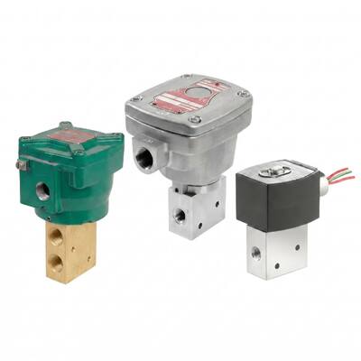 ASCO 8327 Series 3 Way 2 Position Solenoid Valve Direct Acting High Flow Control Pneumatic Actuator