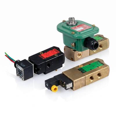 ASCO 551 시리즈 5 2 차원 Pneumatic Solenoid Spool Valve 회전 액추에터 제어 산업 자동화 시스템