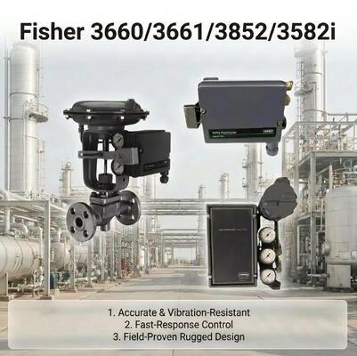 기존 재고 F-isher 3660/3661/3852/3582i 볼 가스 OEM 전기 공압식 밸브 포지셔너