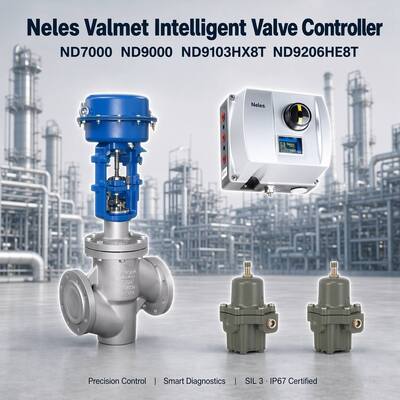 신형 넬스 발메트 메 소 ND7000 ND9000 ND9103HX8T ND9206HE8T Pneumatic Smart Digital Valve Positioner