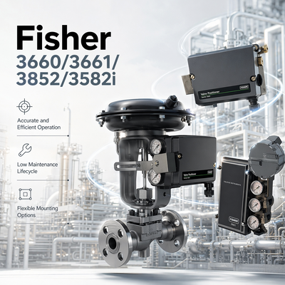오리지널 인 스톡 F-isher 3660/3661/3852/3582i 볼 가스 OEM 전기 공기 밸브 포지셔너