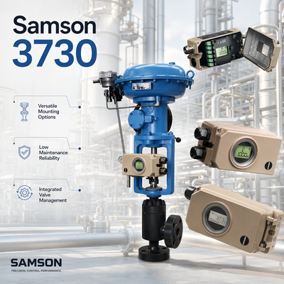 Samson 3730 스마트 밸브 포지셔너 HART 디지털 공압 액추에이터 컨트롤러 강철 볼/글로브 석유 가스 수처리 시스템