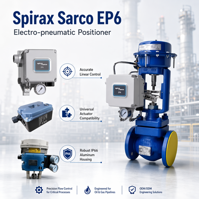 Electro-pneumatic Spirax Sarco EP6 포지셔너 교체 부품 - 다양한 브랜드 액추에이터 호환