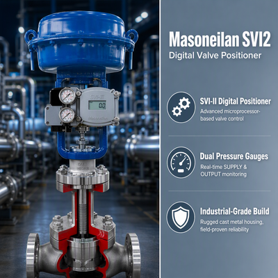 Masoneilan SVI3 정품 스마트 밸브 포지셔너 OEM 교체 부품 공압 디지털 제어 장치