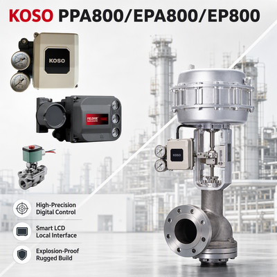 주식 KOSO PPA800/EPA800/EP800 전압식 스마트 밸브 위치기 4-20mA
