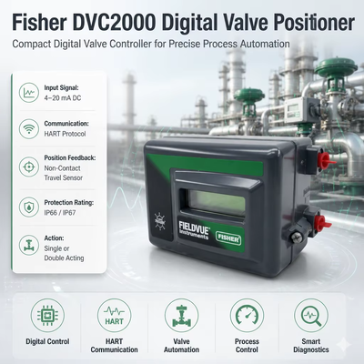 Fieldvue HC DVC2000 단동 저압 디지털 밸브 포지셔너
