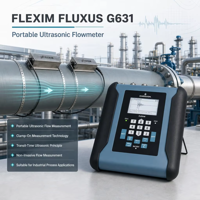 Flexim FLUXUS G631 누출 감지 장치 휴대용 비침습 클램프온 초음파 유량계
