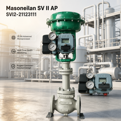 Masoneilan SVI II AP 디지털 밸브 포지셔너 SVI2 21123111 HART 스마트 포지셔너 공기 밸브 액세서리