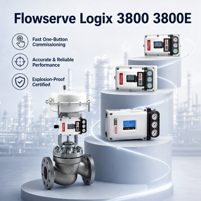 새로운 재고 Flowserve Logix 3800 3800E 디지털 Pneumatic 밸브 위치레이터 제어 밸브 예비 부품