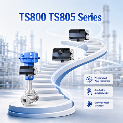 TS800 TS805 시리즈 스마트 밸브 포지셔너 글로브 밸브