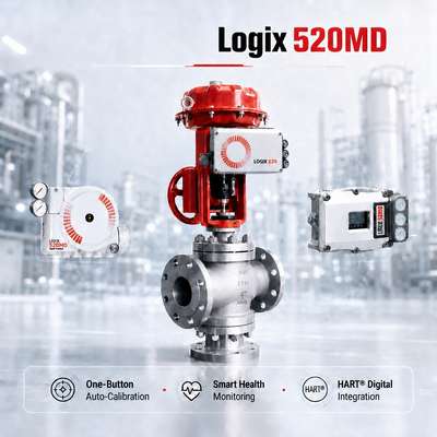 Flowserve Logix 520MD Plus 디지털 HART 7 포지셔너 4 20mA IP66