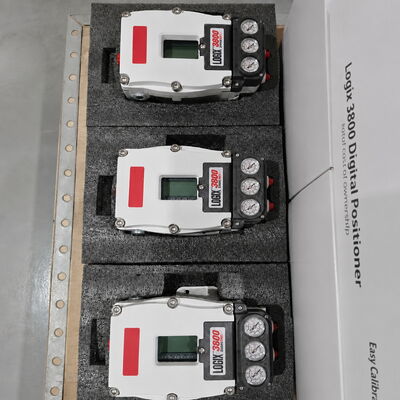 Logix 1500 Smart Digital Valve Positioner HART Communication 4 20mA IP67 Flow Control Petrochemical Refining Plant
