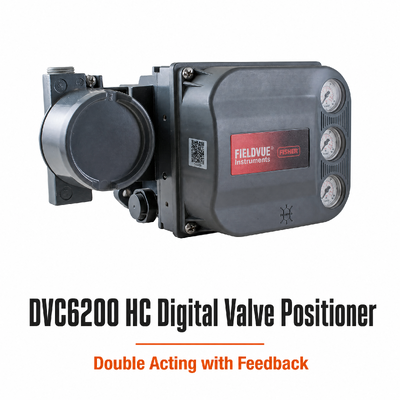 DVC6200 HC 디지털 밸브 컨트롤러 이중 작동 밸브 포지셔너 피드백 포함