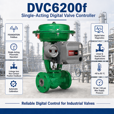 FD DVC6200F 단일 작용 디지털 밸브 컨트롤러