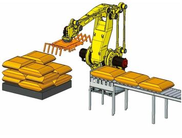 Fanuc 로봇 팔 3.1m 도달 M410 IC 500 Palletizer 로봇을 취급하는 4 축선
