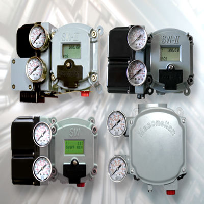 마소네일란 제어 밸브 SVI1000 시리즈 밸브 포지셔너 SVI1000G/IM/SW 포지셔너 + 페어차일드 M25 릴레이 및 ASCO 소레노이드 펄스 밸브 NFG353D132 24VDC