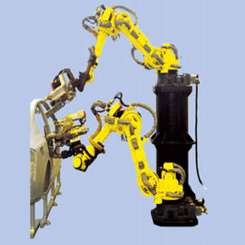 6개의 축선 Fanuc 로봇 팔 지면/거꾸로 설치 위치 ± 0.03mm 반복성