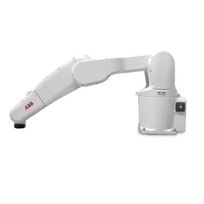 소재 조립체로서의 ABB IRB 조종자 1200명과 6 주축 로봇 팔을 싸는 것