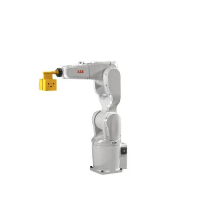 소재 조립체로서의 ABB IRB 조종자 1200명과 6 주축 로봇 팔을 싸는 것